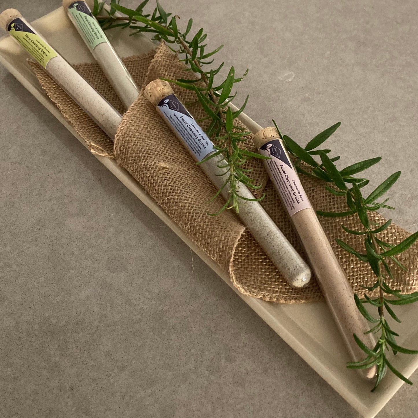 Floral Cleansing Grains Range - Ultimate facial care to purify, smooth and polish skin