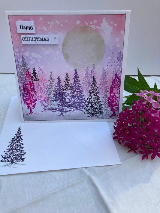 Moonlight Christmas Card