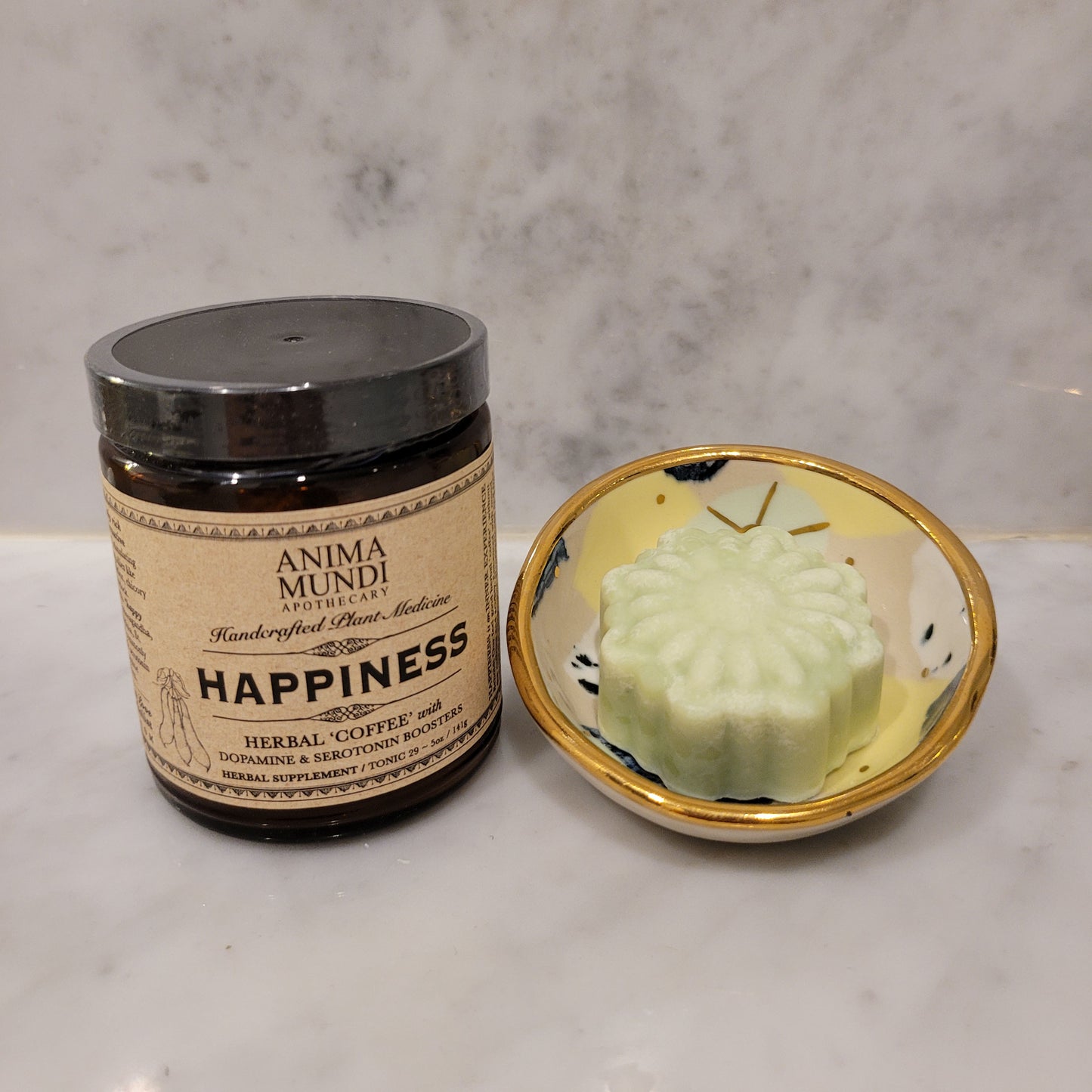 HAPPINESS Powder: Herbal Coffee, Serotonin + Dopamine