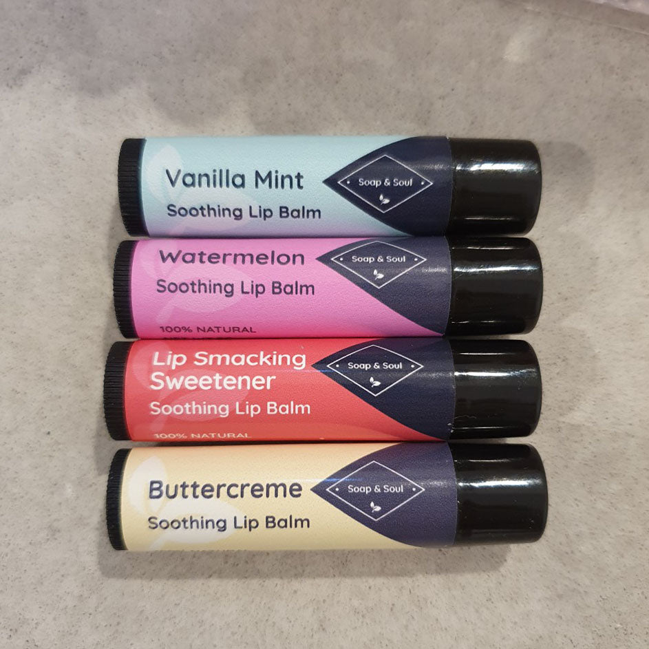 Soothing lip balms